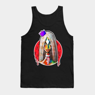 rainbow carla abstract painting Tank Top